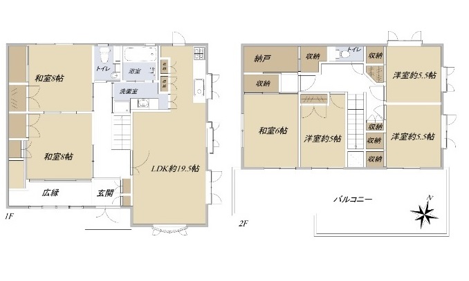 倉掛2丁目 2698万円 6ldk S 倉掛 マルコシ不動産 戸建て売却事業部